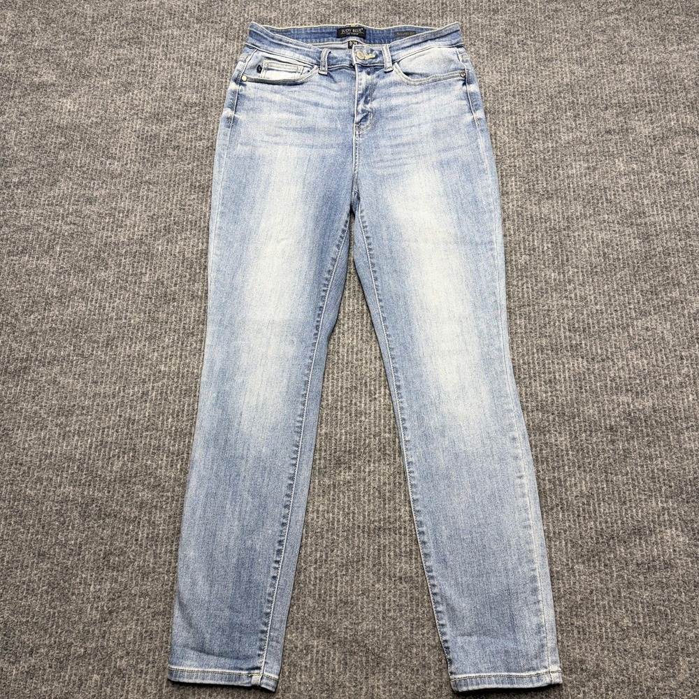 Judy Blue Skinny Jeans Womens 9/29 Light Wash Mid Rise Stretch Denim JB82336LT